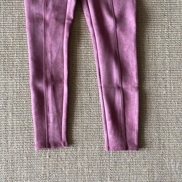 NWOT! Spanx rich rose Faux suede leggings. Style 20322. Size Small. - Picture 7 of 12